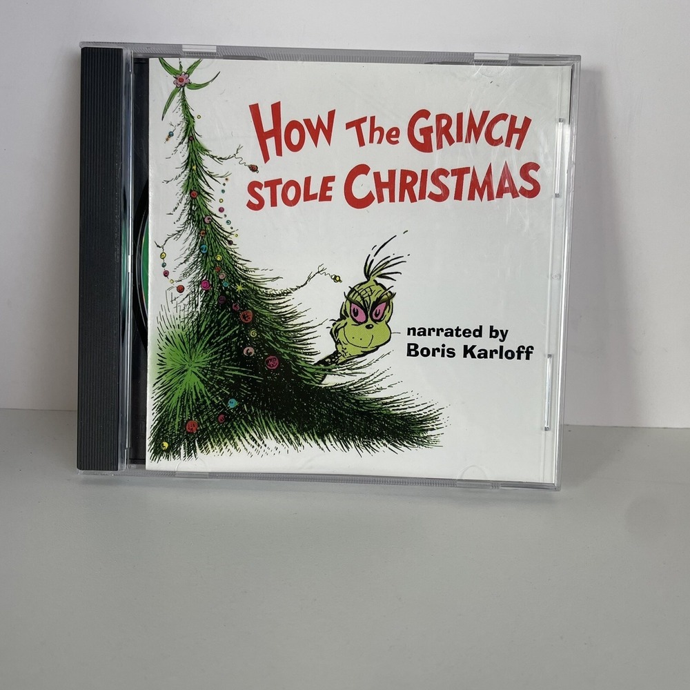 How the Grinch Stole Christmas Boris Karloff CD 1995 Polygram 314-528-438-2
